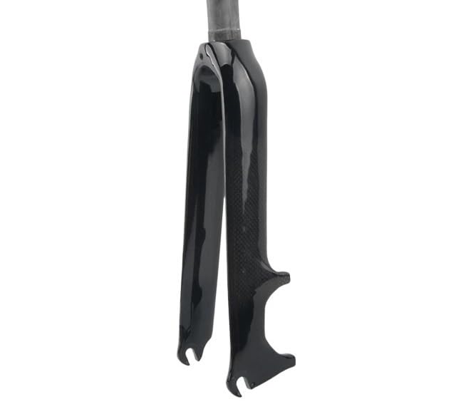 Fourche Avant Carbone Pour Vélo Pliant - Compatible Roues 14 à 22 Pouces Et Frein à Disque - Neuf Sous Garantie 2 Ans