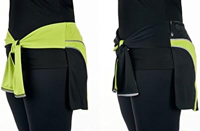 Run Belt - The World's First Workout Wrap - 3 Pockets - Fitness in Style - A New Kind of Running/Workout Belt