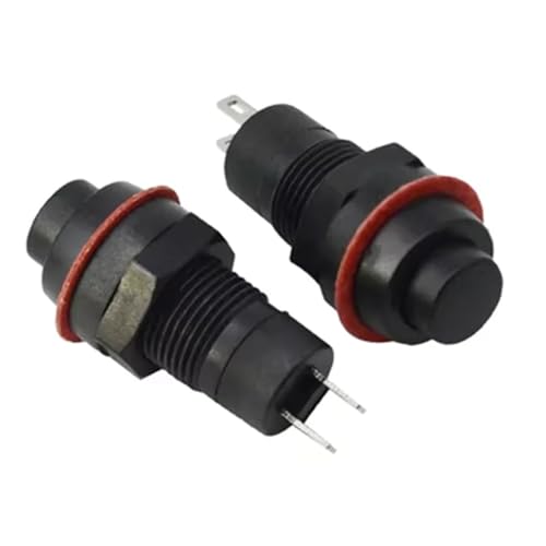 Bouton-poussoir DS-211 interrupteur momentané noir 10mm pour customiser vos consoles