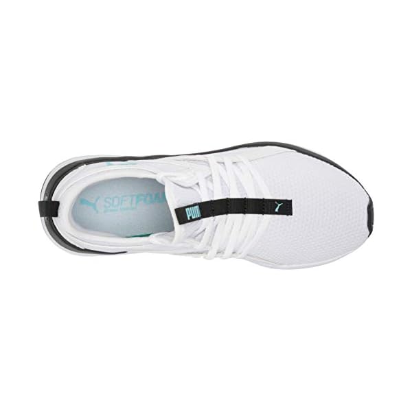 PUMA womens 19435503 Running Shoe, Puma White-angel Blue-puma Black, 5.5 US