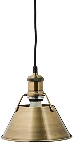 Golden Lighting 3306-S AB Orwell Mini Pendant-Damp, Aged Brass