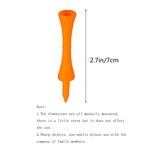 WTpin-100-Piezas-Tees-de-Golf-Plastico-tee-Golf-Tees-de-Golf-Plastico-70mm-para-Accesorios-Profesionales-de-Campo-de-Practica-de-Golf