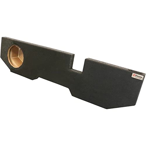 Bbox Single 10 Inch Subwoofer Sealed Enclosure - Fits 2002-2018 Dodge Ram Quad Cab - Carpeted Car Subwoofer Boxes & Enclosures - Subwoofer Box Improves Audio Quality, Sound and Bass - Charcoal