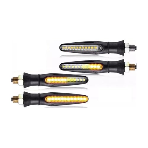 Clignotants coulants moto LED pour vos balades nocturnes en toute sécurité - Lot de 4