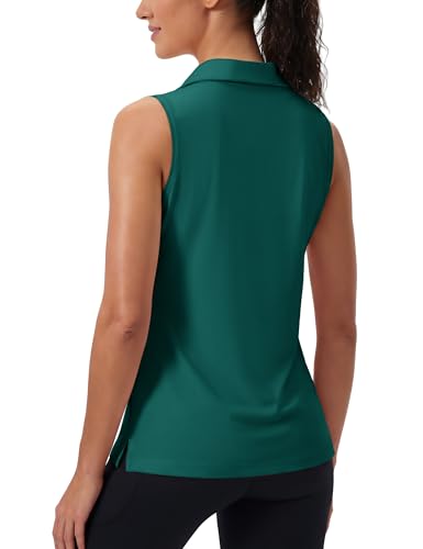 TACVASEN Sleeveless Golf Polo Tank Top