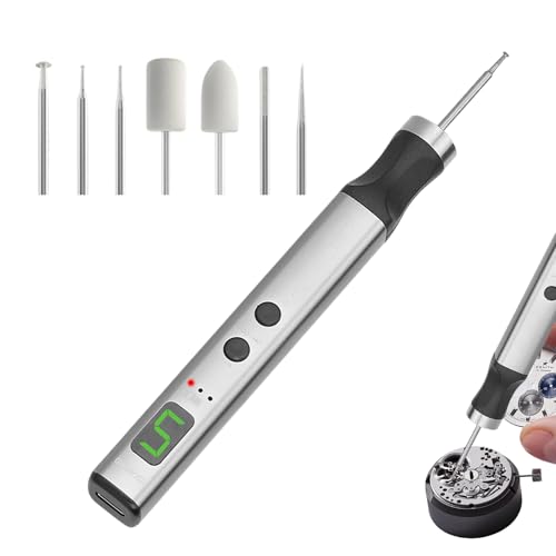 Yonuaret Kit De Lápiz Grabado | Grabador 5 Velocidades Con 7 Brocas Herramienta de Compacta para Metales