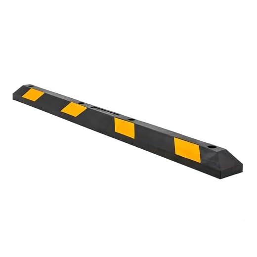 Durable Rubber Parking Stop for Safety
