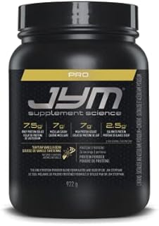 Pro Jym Protein Powder - Egg White, Milk, Whey protein isolates & Micellar Casein | JYM Supplement Science | Tahitian Vanilla Bean Flavor, 1.7 Pound