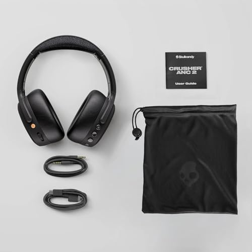 Image of Skullcandy Crusher ANC 2 Noise Cancelling Wireless Headphones - Bone (Pack of 2)