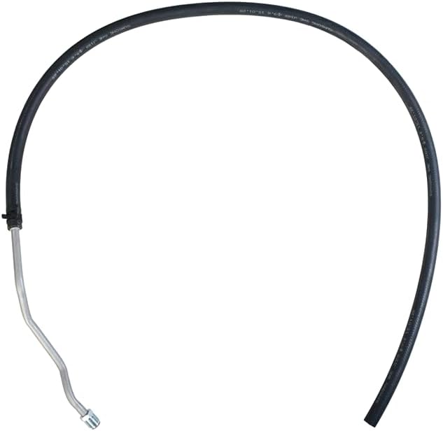 1PCS Black Rubber Power Steering Return Line Hose Assembly - Fits Mercury Montego 1968-1969, Villager 1966-1967, Voyager 1966-1967, Fairlane 1967-1968, Mustang 1967
