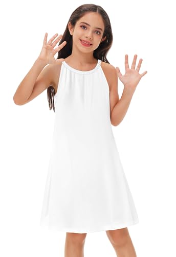 Remimi Girls 4th of July Sleeveless Dresses Summer Beach Tank Sundress 5-14 Years3