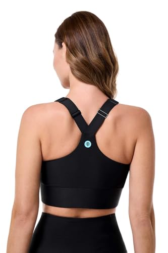 Coolibar UPF 50+ Women's Medley Zip-Up Swim Bra - Sun Protective2