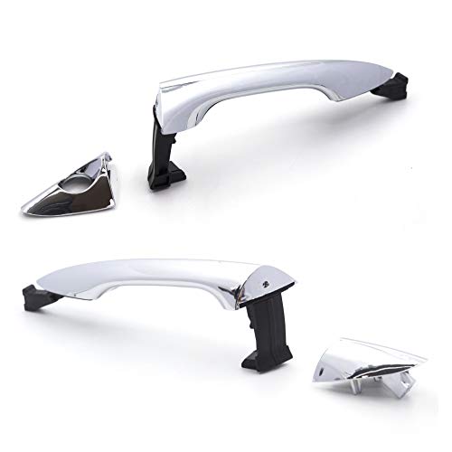 8Pcs Front Rear Left Right Chrome Exterior Door Handle Set For Hyundai Elantra 2011 2015 #TOP1
