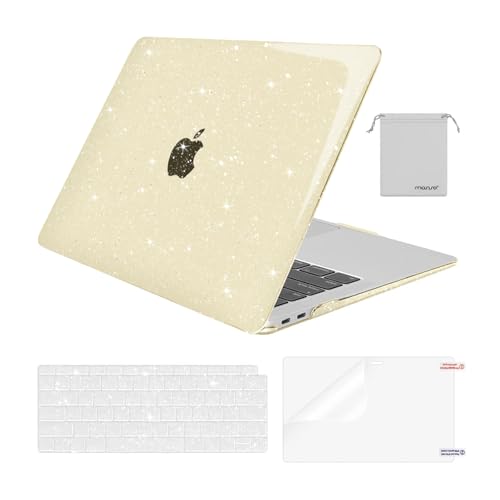 MOSISO Compatible with MacBook Air 13 inch Case M1 2022-2018, Gold
