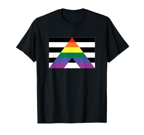 Pride Flag Shirt - Straight Ally Pride Flag Tshirt T-Shirt
