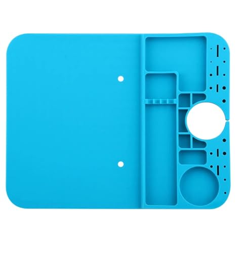 Image of Sky Silicon Heat-Resistant Anti Static Soldering Microscope Stand Platform Mat for Mobile, Electronics, Computer, Laptop Repairing (Size 26 x 20 Cm) 01 Mat Only