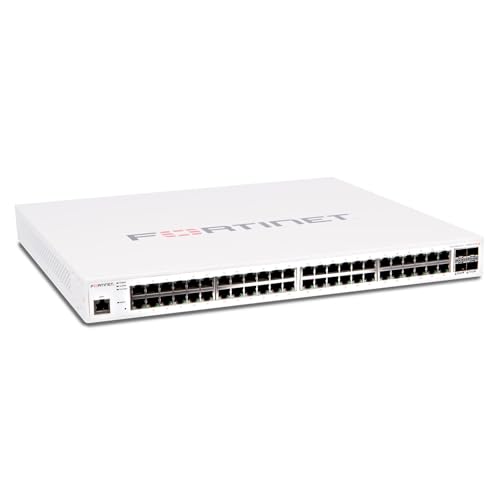 Image of Fortinet FortiSwitch FS-448D-FPOE [448D-FPOE] 48-Port PoE Managed Switch [No License] w / Dual PSU (Renewed)