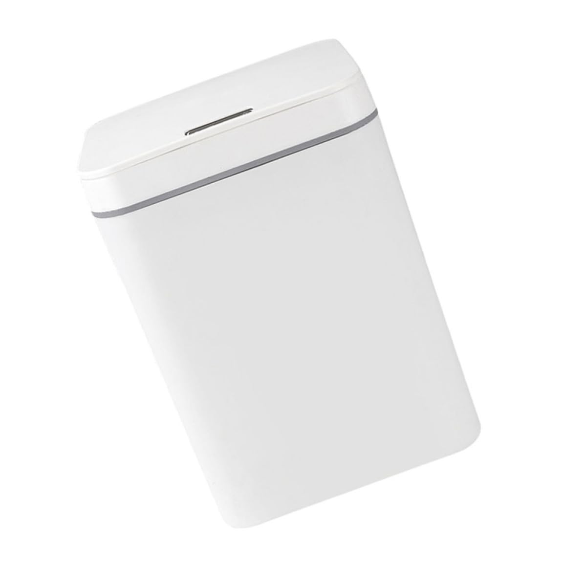 BESPORTBLE Papelera sin Contacto Inteligente de Inducción 16l Blanco
