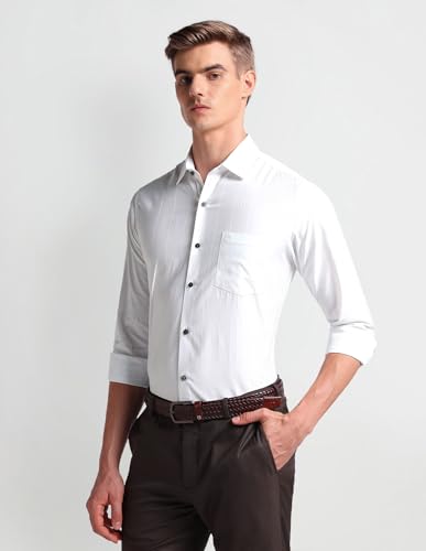 Image of Arrow Men's Cotton Printed Slim Fit Shirt