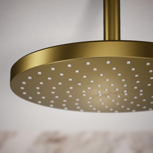 Kohler 76465-Y-2MB Awaken® 10" single-function rainhead, 2.5 gpm, Vibrant Brushed Moderne Brass thumbnail 5