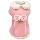gilet petite fille phildar Conception pratique de l'anneau en D : vraiment confortable à porter et fabrication exquise, manteau en polaire pour chien avec anneau en D sur le dos, peut facilement attacher une laisse de harnais pour la marche, la course et l'entraînement.