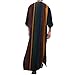 Generic Men's V-Neck Linen Short Sleeve Robe Jacket Shirt Sleeve Top Long Gown Casual Shirt for Beach Summer Men's Thobe Kaftan(H#Green,Medium)