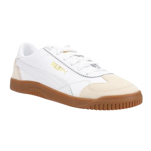 PUMA Womens Club 5V5 Lux Lace Up Sneakers Shoes Casual - White - Size 8 M2