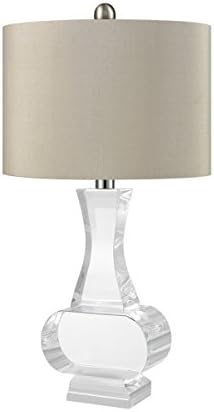 Elk Lighting D3365 Chalette Table Lamp, Clear