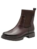 Tamaris Comfort Damen Chelsea Boots mit Reißverschluss Wasserabweisend, Braun (Mocca), 37 EU