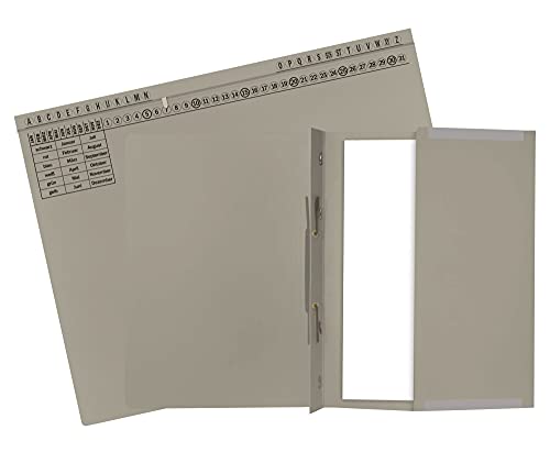 Cahier suspendu en carton extra épais Exacompta Exaflex Premium 320g gris pour archives