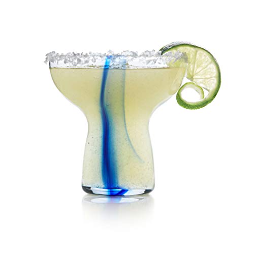 Libbey Blue Ribbon Stemless Margarita Glasses Set of 6