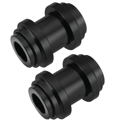 SG Store 2 Stück Fahrrad-Stoßdämpferbuchsen Hardware für Hintere Stoßdämpferbuchse Befestigungshardware aus Aluminiumlegierung Kompatibel mit Fox Kompatibel mit Rockshox (8 X 24 Mm)
