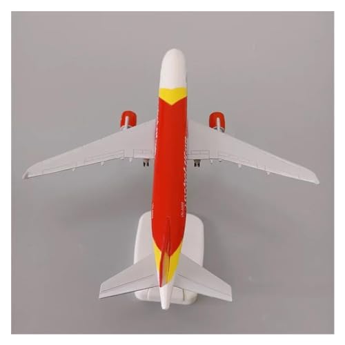 Modelo de avión VietJet Airbus A320 de aleación metálica coleccionable 5