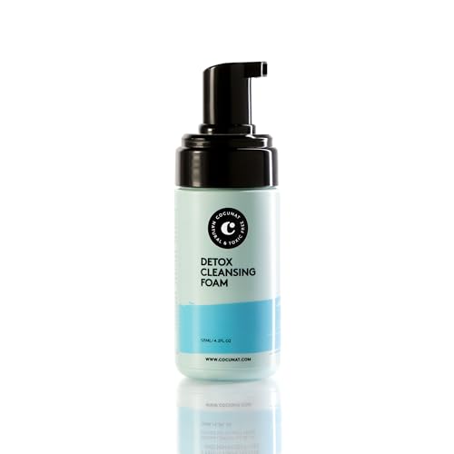 COCUNAT - Espuma Limpiadora Detox - Para Pieles Mixtas y Grasas - Purifica, Limpia y Detoxifica en Profundidad - Doble Limpieza - Cierra los Poros - Caléndula - Acné - Sin Sulfatos |125ml