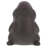 Compatibilité multi-usages : idéale pour diverses occasions de déguster un thé, cette décoration de table en forme de lapin s'intègre parfaitement à la maison comme au bureau, créant une ambiance conviviale pour la dégustation du thé. mini ornement de table en forme de lapin, adorable figurine d'animal pour le thé