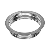 6" Inch Air Duct Connector Flange - Straight Collar Plate with Air Tight Seal for Connecting Metal a