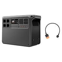 DJI Power 2000 tragbare Powerstation, Schnellladekabel für ausgewählte DJI Drohnen, 2048 Wh LFP-Akku,kompakte Größe, 3000 W stabile Ausgangsleistung, Drohne in 30 Min. einsatzbereit, Flugsession – Ansicht 1