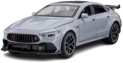 Scale Exclusive Alloy Metal Pull Back | Die-cast Car Model with Sound Light Mini Auto Toy for Kids Metal Model Toy Car with Sound and Light (1:24 Scale 900 AMG-Grey)