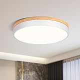 Photo Gallery qamra plafoniera led soffitto, plafoniere da soffitto bianco 40cm in legno, moderna plafoniera per soggiorno camera da letto cucina sala da pranzo, 36w 4000k Photo Gallery qamra plafoniera led soffitto, plafoniere da soffitto bianco 40cm in legno, moderna plafoniera per soggiorno camera da letto cucina sala da pranzo, 36w 4000k