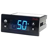 Danfoss ERC 112C Electronic Control for Refrigeration Systems 110/220V 4 Relay Output, 2 Temperature Sensors Not Included, Blue Display (industrial Pack) 080G3106, 080G3216, 080G3494
