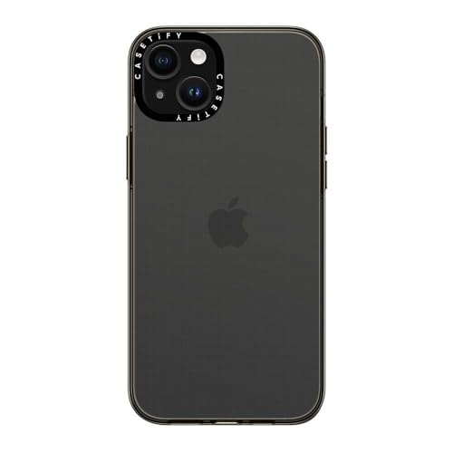 Étui iPhone 15 Plus CASETiFY Compact Noir Transparent