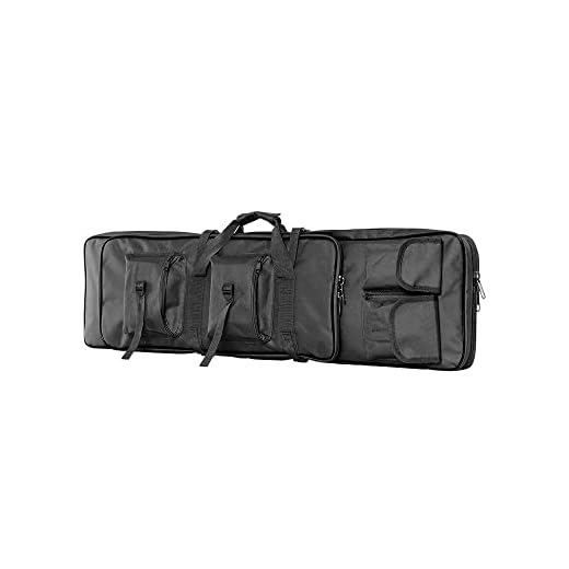 TentHome Angeltaschen Allround Rutentasche Rutenfutteral Angelrutentasche 2 Fächer Angelkoffer angelset Werkzeuge angelausrüstung angelgerät Tasche futteral Ruchsack Schwarz, 85cm
