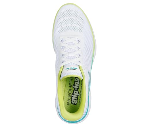 Image of Skechers Men Summits - ROENN Slip INS Shoe White /Multi