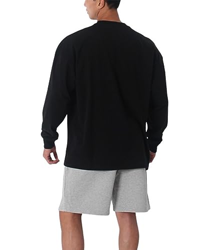 maytopia Mens Long Sleeve T-Shirt Gym Workout Shirts Muscle Athletic Tee Active Shirt2