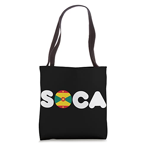 Soca Grenada Flag Grenadian Caribbean Carnival Tote Bag