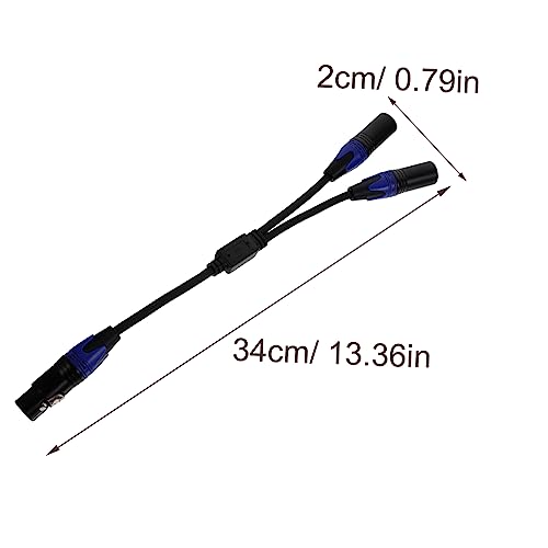 GLSTOY 2 Pçs Microfone Azul Com Fio Microfone Xlr Para Xlr Fio De Microfone Cabo De Microfone De 3 P