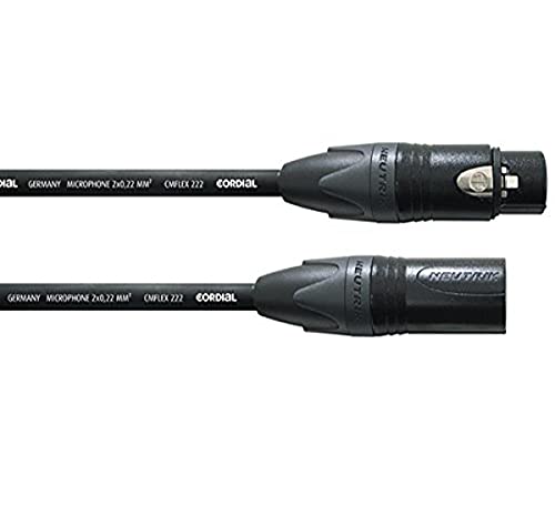 Câble micro 10m XLR Cordial CPM 10 FM-FLEX liaison microphonique flexible