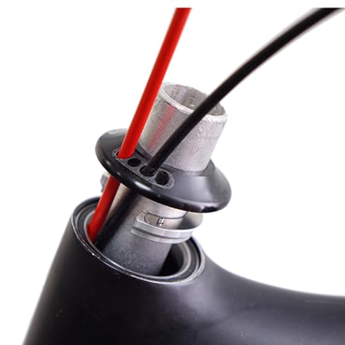 Jeu de direction de vélo à roulement angulaire 30/45° pour routage interne de câbles - 3