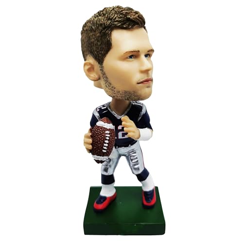 Ru.Master Rugby Player Brady Bobblehead Action Figure 5.5 Collectible Figurine -Painted Resin Collectible Doll- Perfect Sports Fan Gift