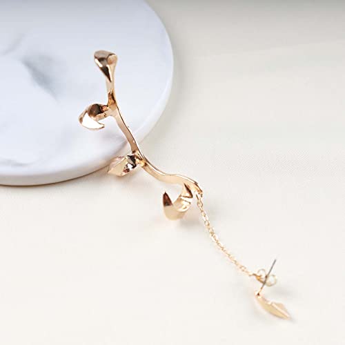 Andelaisi Punk Devil Dragon Claw Ear Cuff Earring Gothic Claw Cuff Earrings Gold Devil Claw Wrap Earrings Vintage Cartilage Ear Wrap Earrings For Women And Teen Girls #TOP3